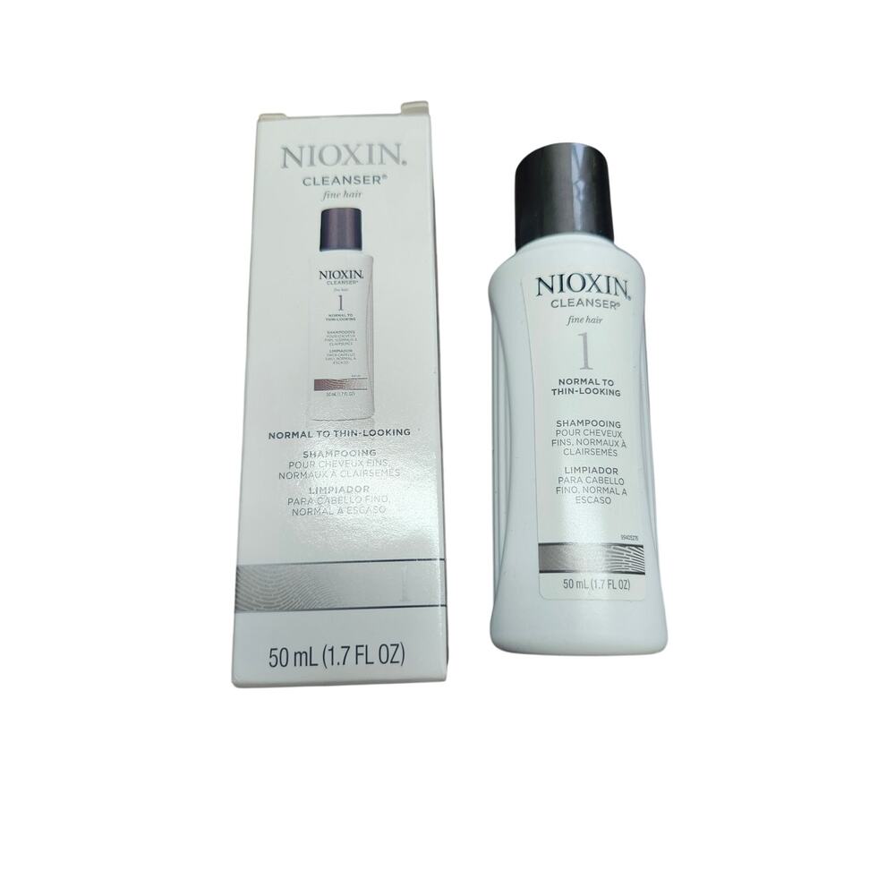 Nioxin System 1 50ml Cleanser Shampoo For Fine Hair 1.7 oz NIB